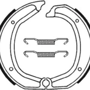 Bremsbacken Organisch BA139 passend für BMW R 80 R 80 /7 1977-1978