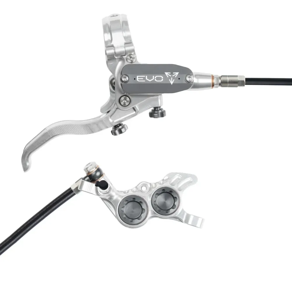 Bremse Hinten HOPE TECH 4 EVO GR4 Silber/Rauchfarben