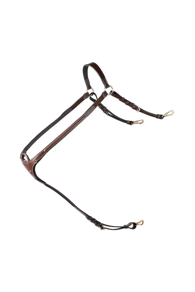 Brussels Bridge Breastplate Brown/Gold V