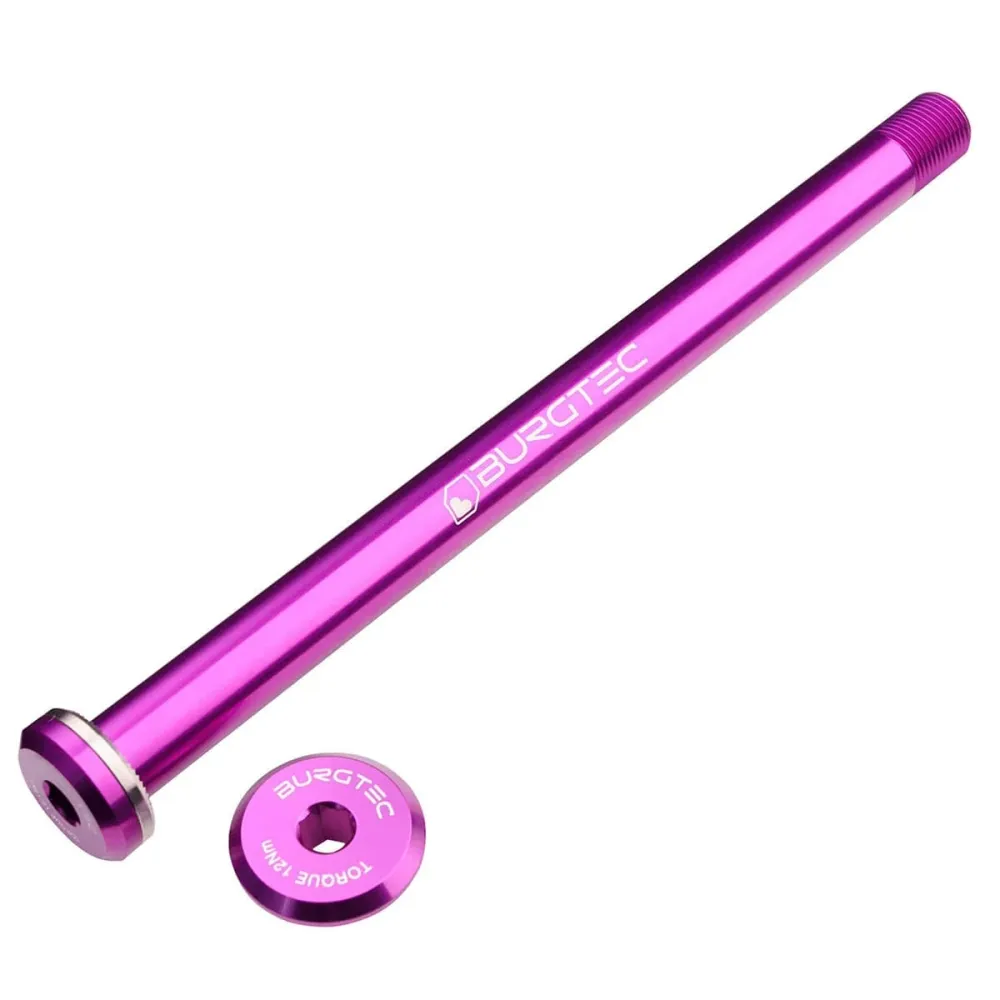 BURGTEC 168.5mm Hinterradachse für Santa Cruz Rahmen Violett