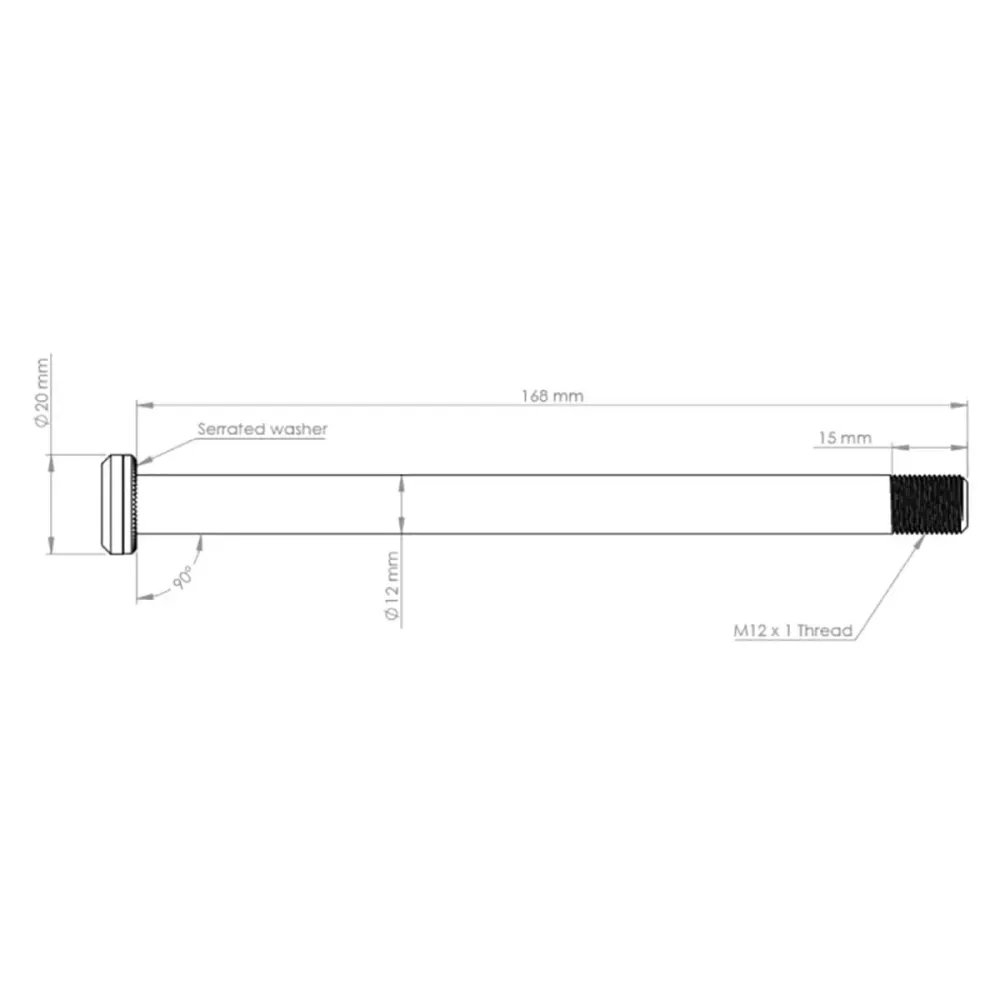 BURGTEC 168.5mm Hinterradachse für Santa Cruz Rahmen Violett