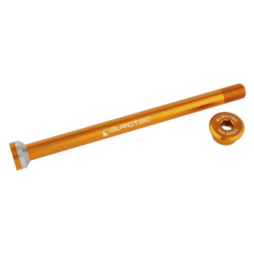BURGTEC 171mm Hinterradachse für Transition Orange Rahmen