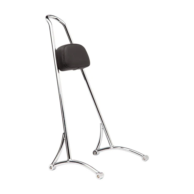 Burly Sissy Bar Short, Chrom 13 "für Harley-Davidson