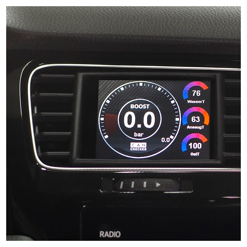 CANchecked - Display für Volkswagen Golf MK7