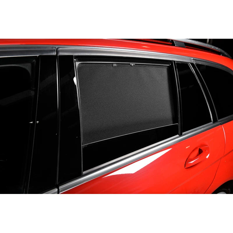 Car Shades, Satz (Hintertüren) passend für Audi Q3 (F3N) Sportback 2019- (2-teilig), Textil, Schwarz