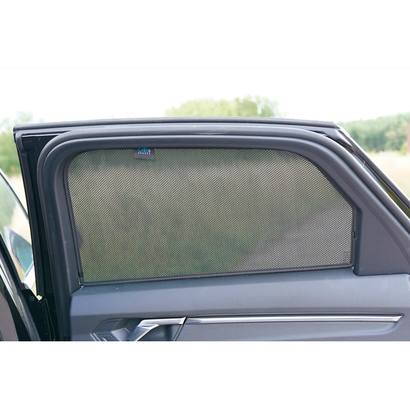 Car Shades, Satz (Hintertüren) passend für Audi Q3 (F3N) Sportback 2019- (2-teilig), Textil, Schwarz