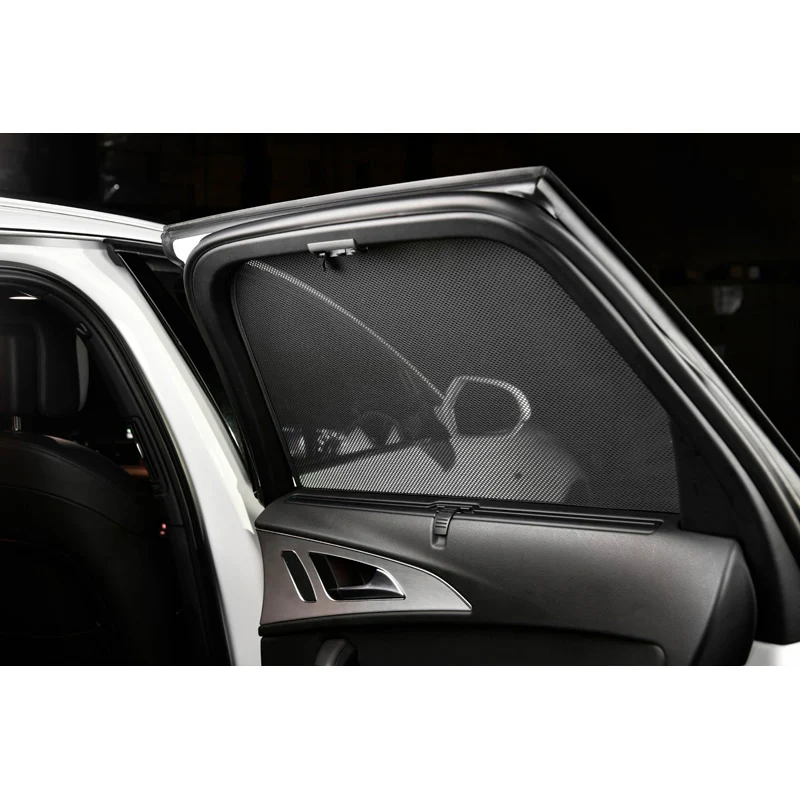 Car Shades, Satz (Hintertüren) passend für Ford Mustang Mach-E 2020- (2-teilig), Textil, Schwarz