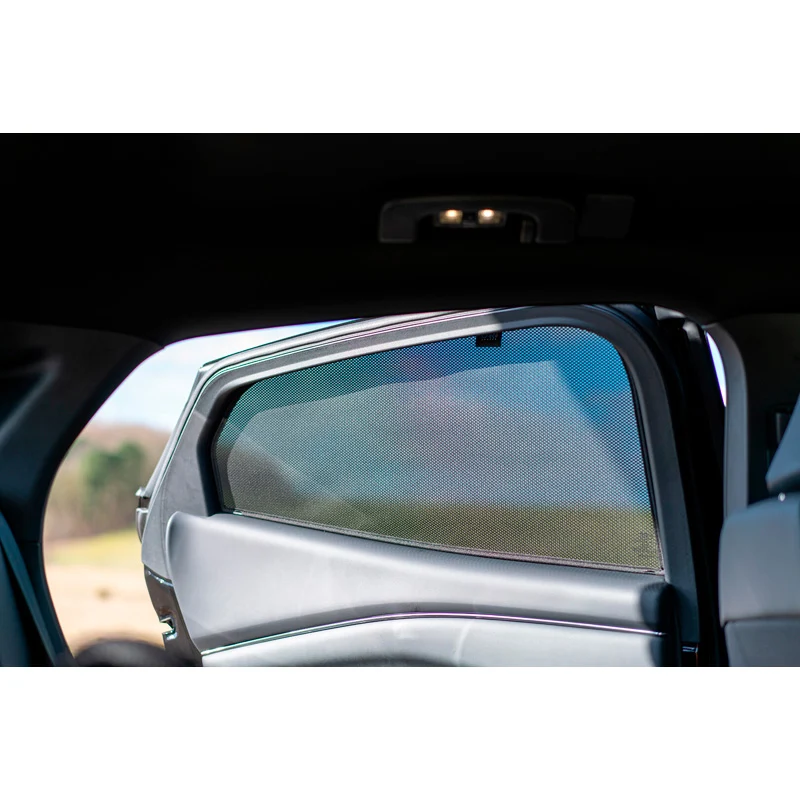 Car Shades, Satz (Hintertüren) passend für Ford Mustang Mach-E 2020- (2-teilig), Textil, Schwarz