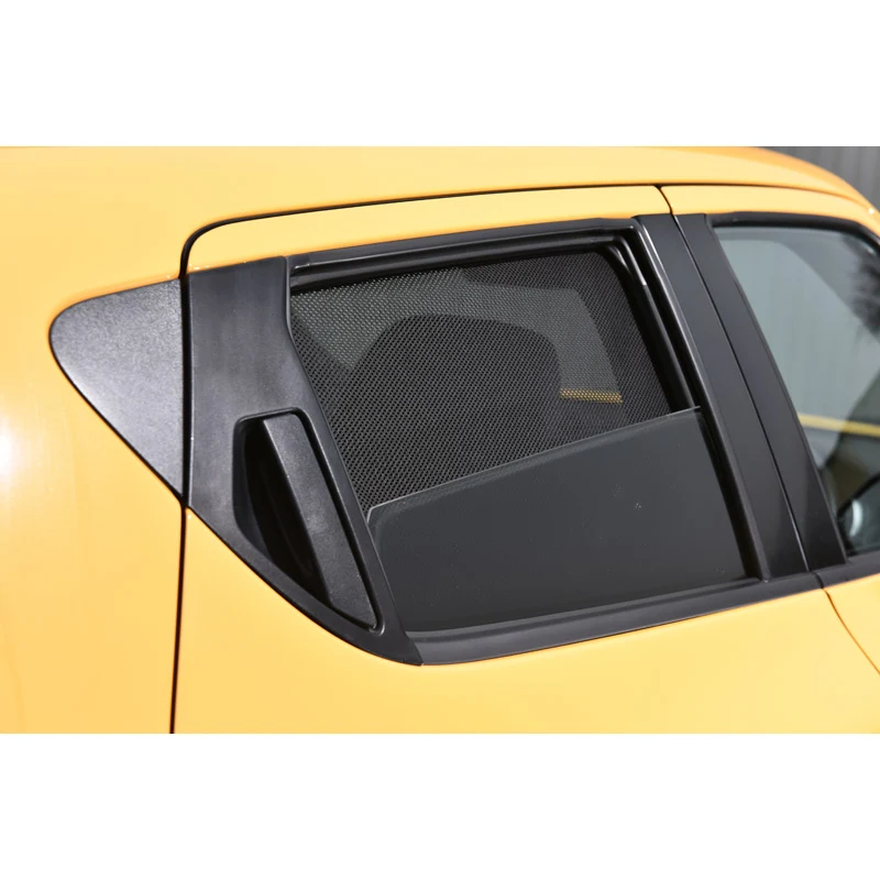 Car Shades, Satz (Hintertüren) passend für Nissan Juke 5 türer 2010-2019 (2-teilig), Textil, Schwarz