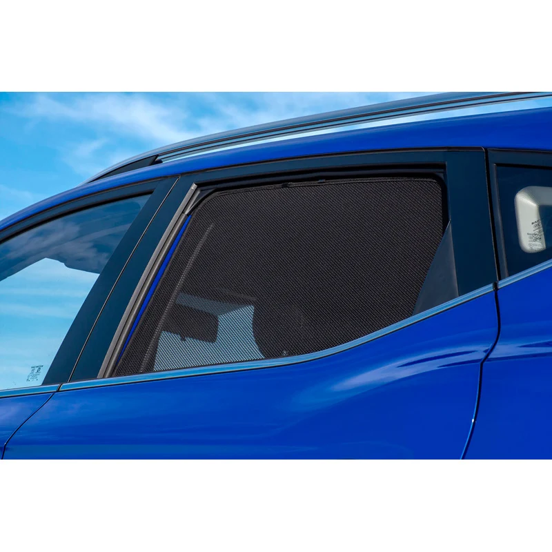 Car Shades, Satz (Hintertüren) passend für MG ZS (SUV/EV) 2019- (2-teilig), Textil, Schwarz