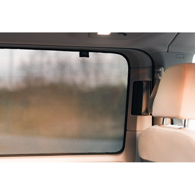 Car Shades, Satz (Hintertüren) passend für Volkswagen T7 Multivan 2021- (2-teilig), Textil, Schwarz
