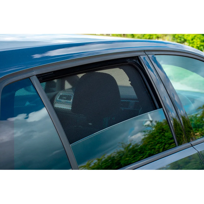 Car Shades, Satz (Hintertüren) passend für Volkswagen Golf VII 5 türer 2013-2020 (2-teilig), Textil, Schwarz