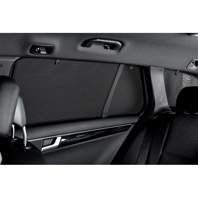 Car Shades, Satz passend für Skoda Fabia IV 2021- (4-teilig), Textil, Schwarz