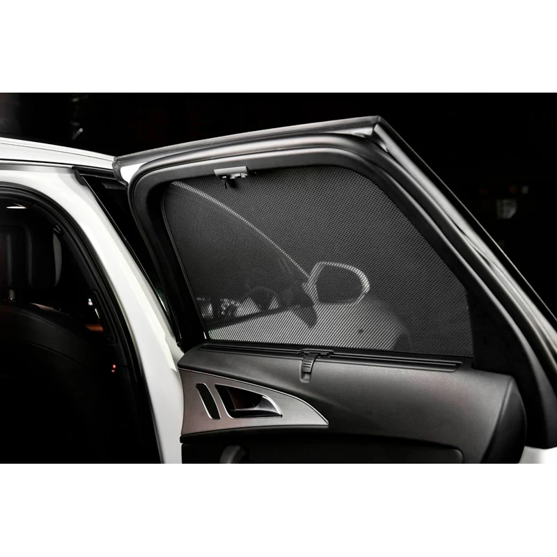 Car Shades, Satz passend für Skoda Fabia IV 2021- (4-teilig), Textil, Schwarz