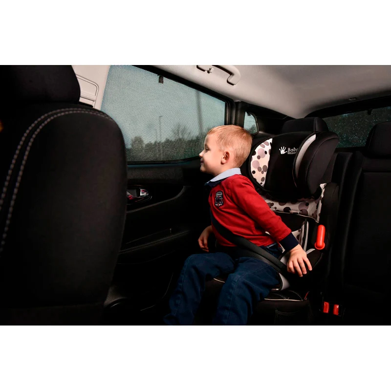 Car Shades, Satz passend für Skoda Fabia IV 2021- (4-teilig), Textil, Schwarz