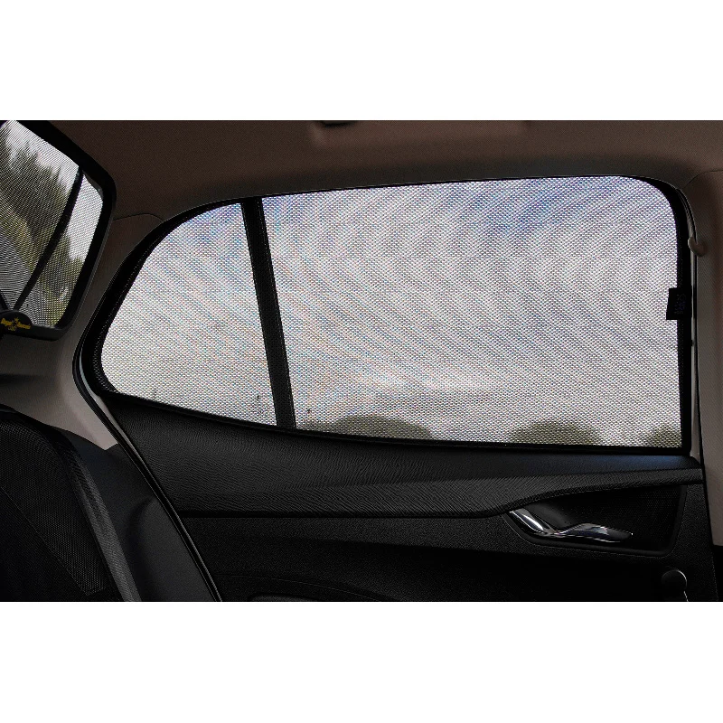 Car Shades, Satz passend für Skoda Fabia IV 2021- (4-teilig), Textil, Schwarz