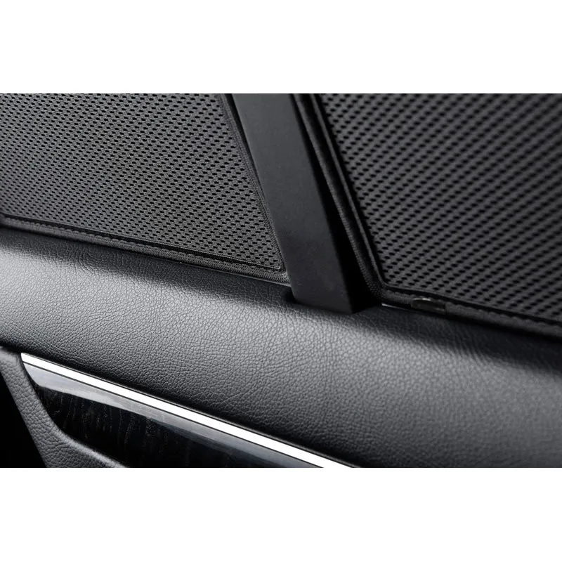 Car Shades, Satz passend für Toyota C-HR 2016- (4-teilig), Textil, Schwarz