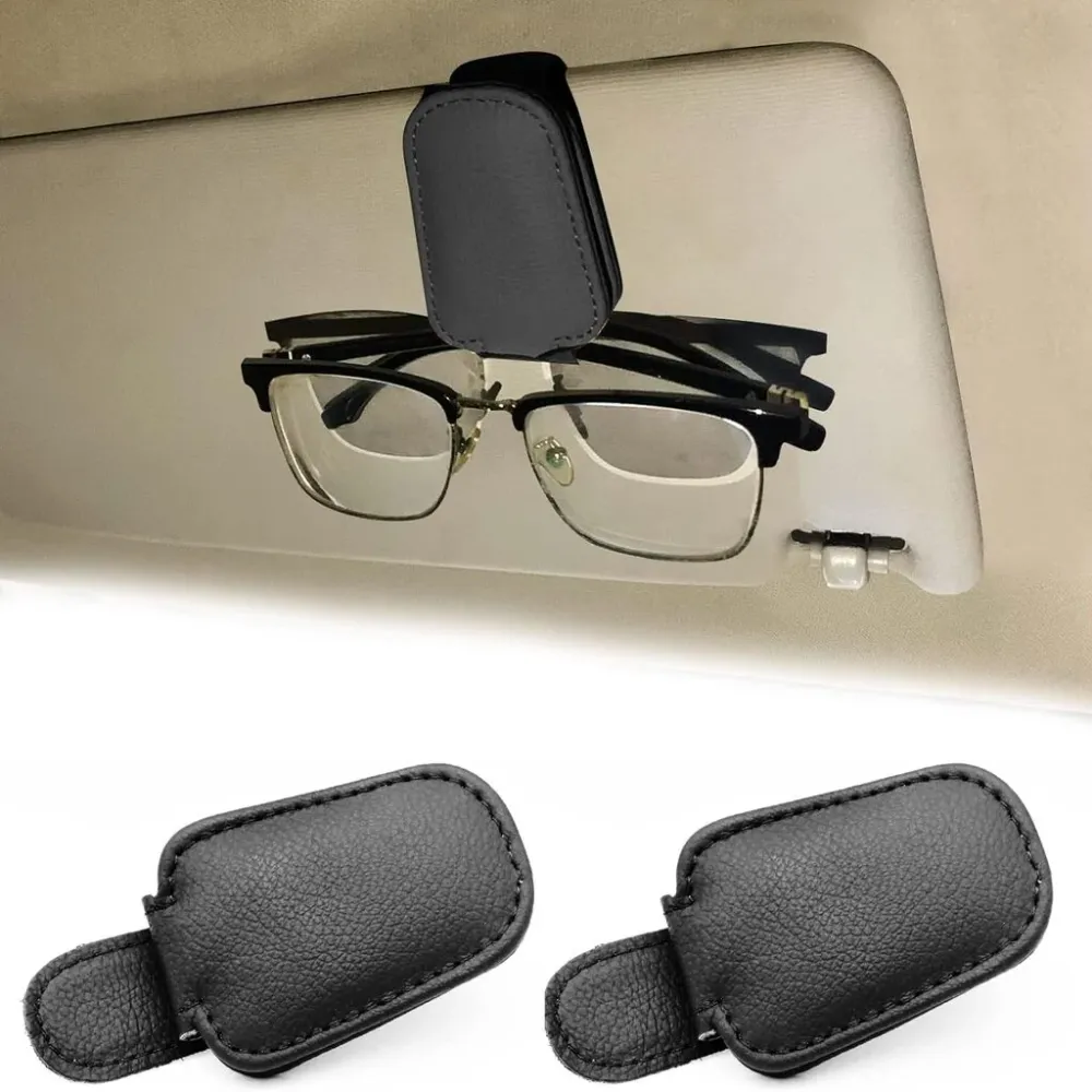 Car Visor Sunglass Holder Black