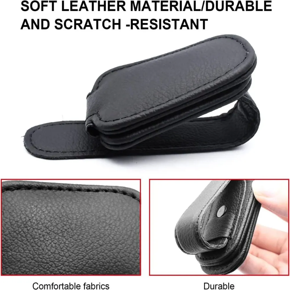 Car Visor Sunglass Holder Black