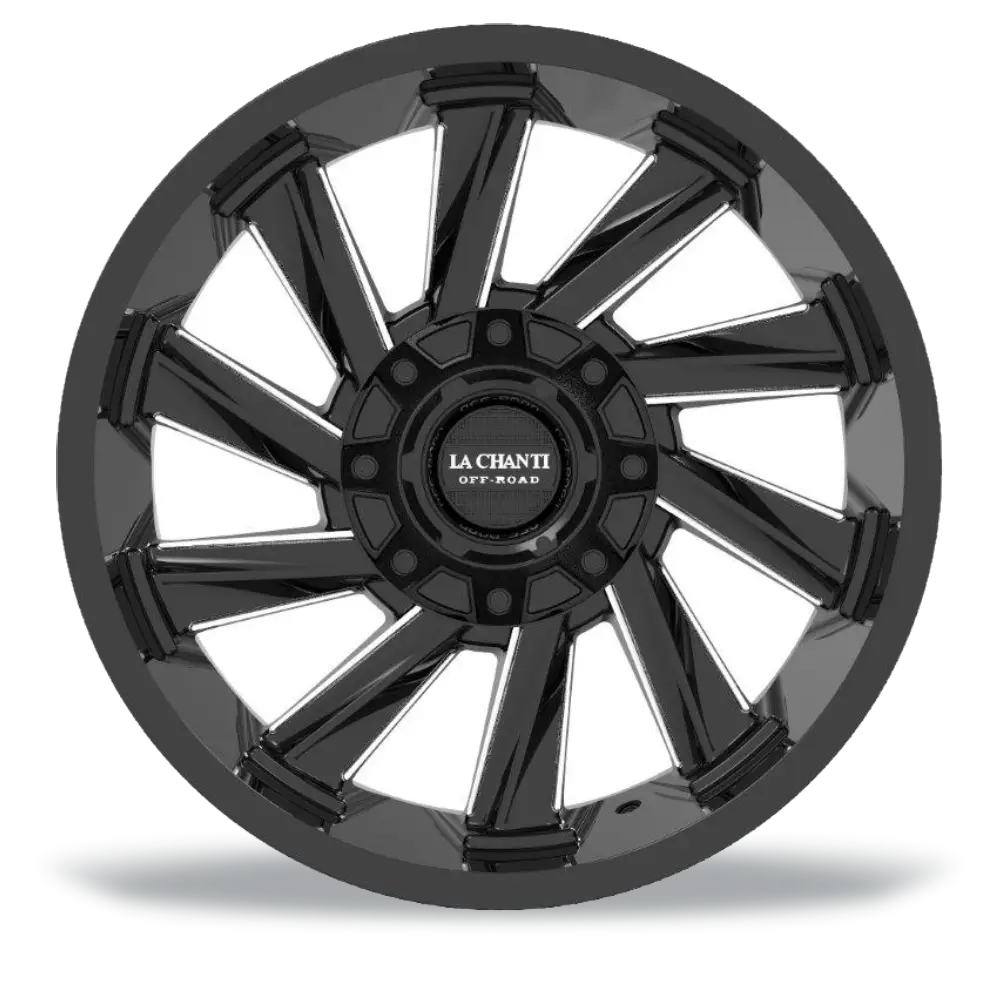 La Chanti LC-OF10 12J x 20 Zoll 5x139,7 ET-44 Glossy Black / RED