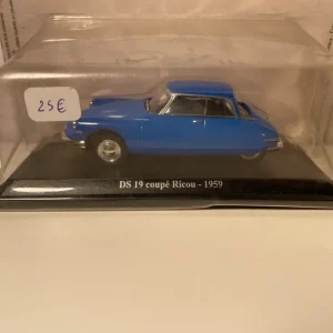 Citroën DS 19 coupé Ricou bleue de 1959 (sous blister)