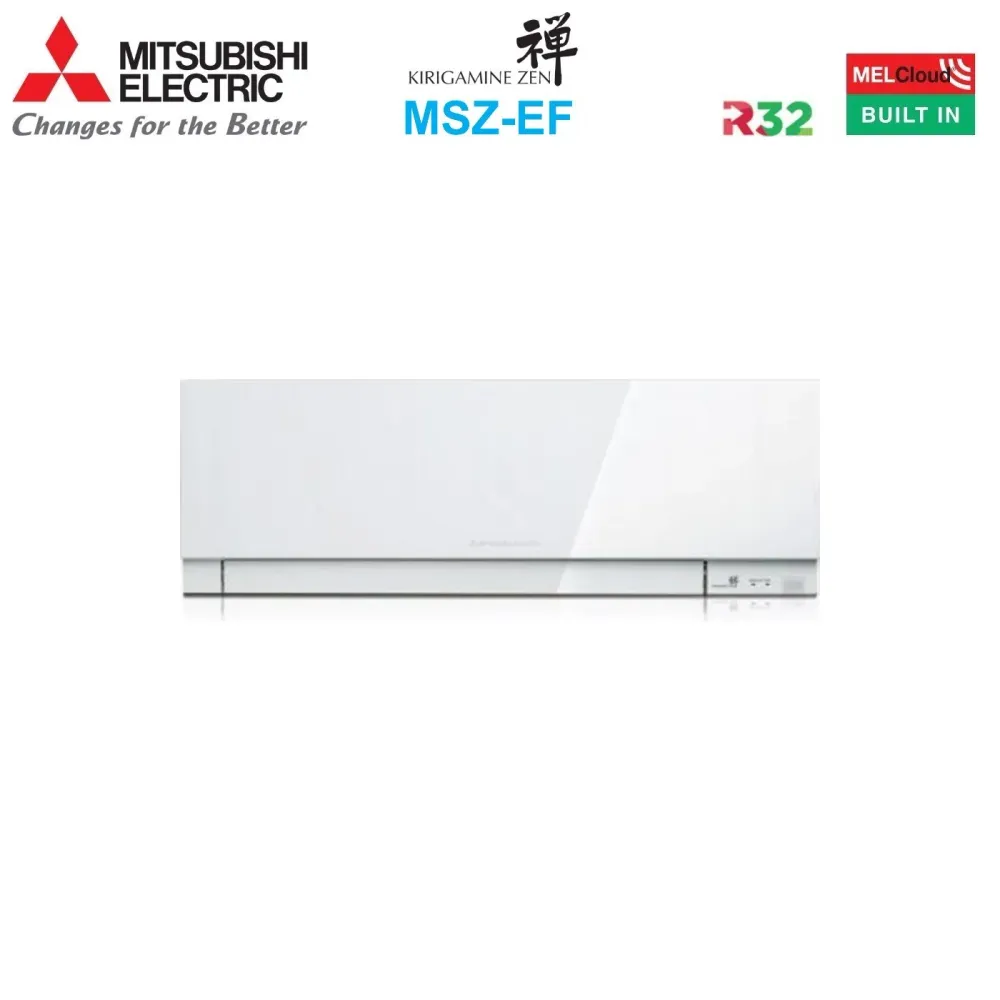Climatizzatore Condizionatore Mitsubishi Electric Quadri Split Inverter serie KIRIGAMINE ZEN WHITE MSZ-EF 7+7+9+18 con MXZ...
