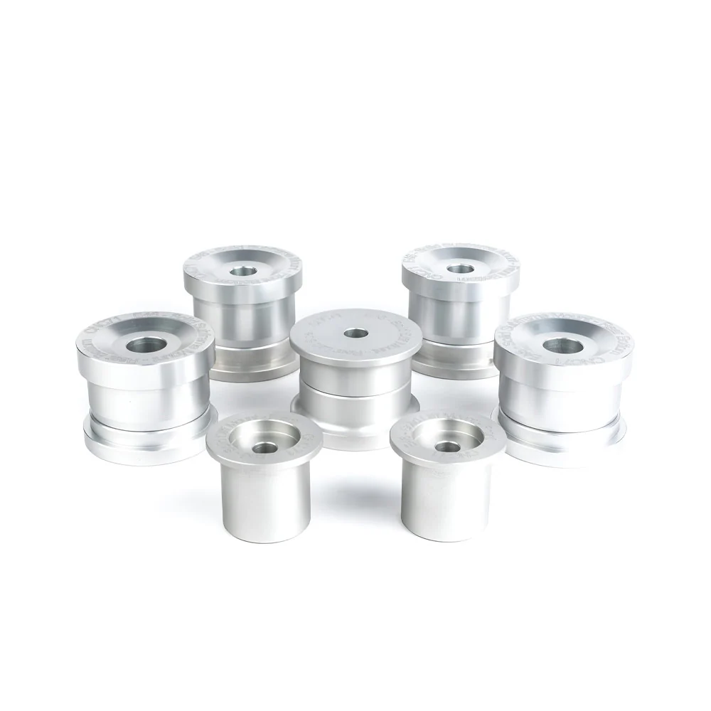CNC71 Differentialaufhängung Hinterachsträger Buchsen Set starr passend für BMW E46 (Aluminium)