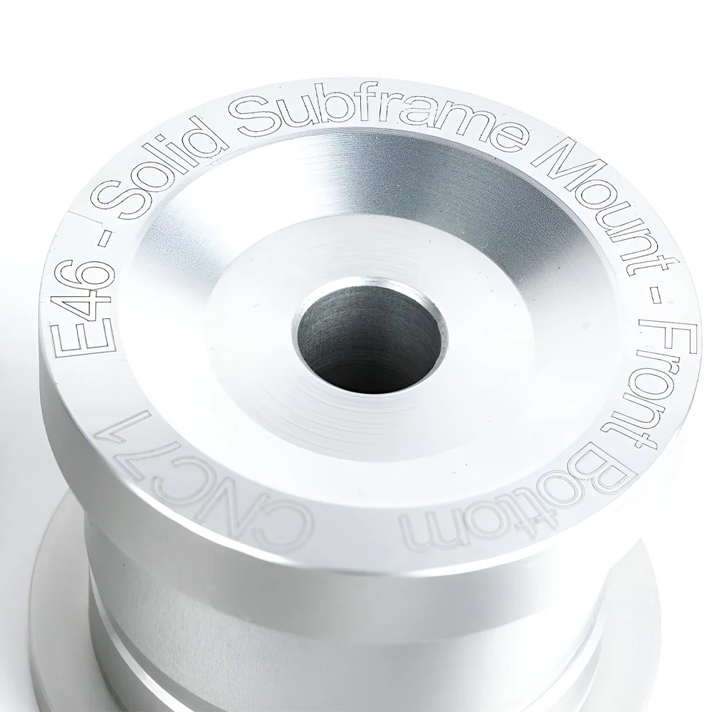 CNC71 Differentialaufhängung Hinterachsträger Buchsen Set starr passend für BMW E46 (Aluminium)