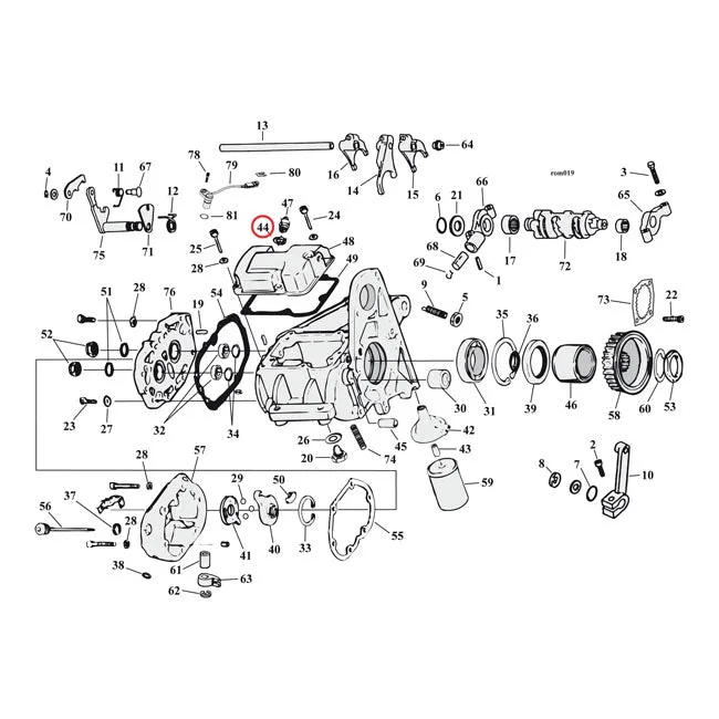 Cometic Dichtungsscheibe, Neutralschalter für Harley-Davidson