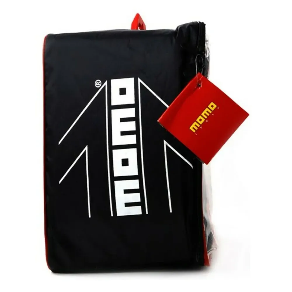 Conjunto de Capas para Assentos MOMO 21 Preto Preto/Vermelho Poliéster
