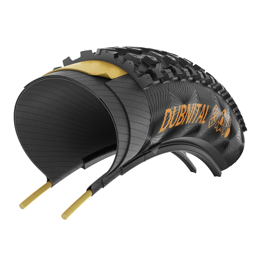 CONTINENTAL DUBNITAL Race Grip Reifen 29x2.40 Tubeless Ready Weich Braun