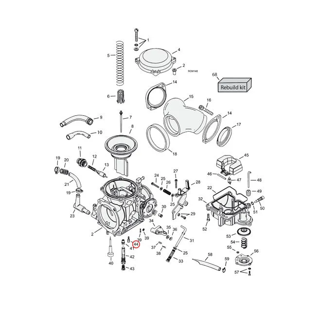 CVP, Slow Jet CV Vergaser .50 für Harley-Davidson CV Performance