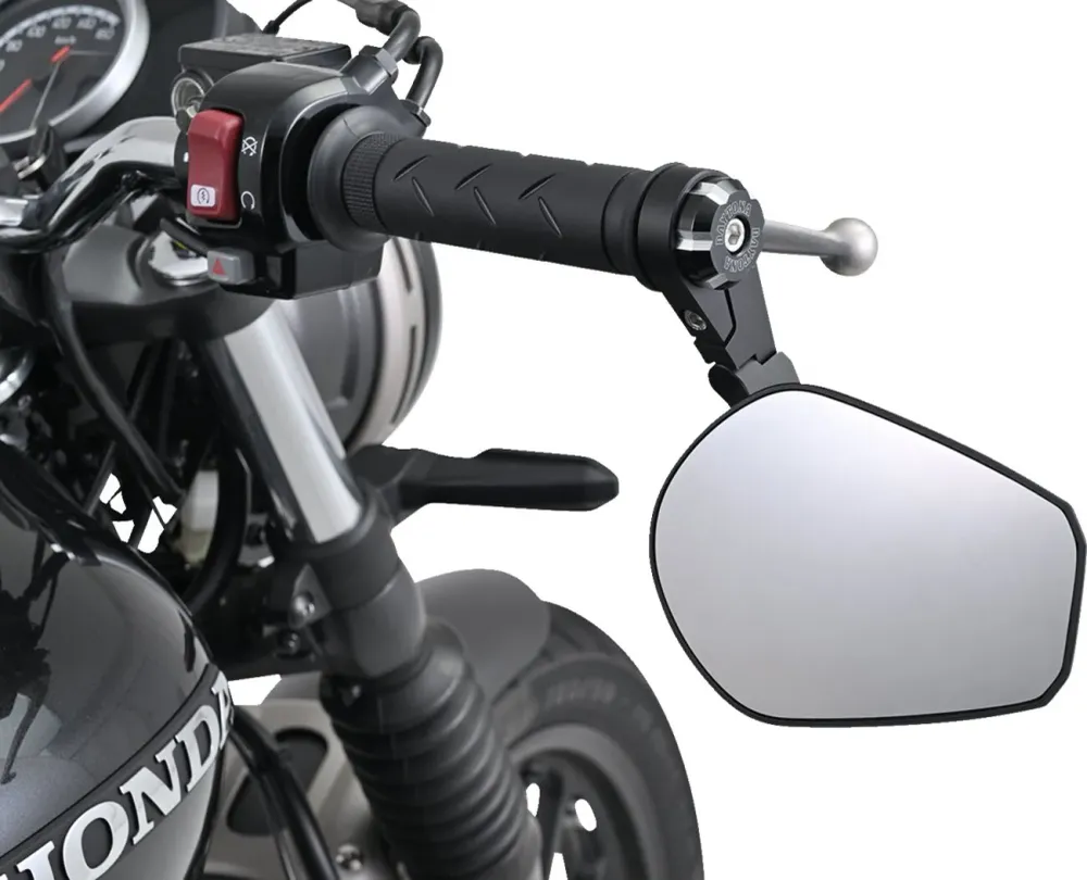 Lenkerendkappe "W" schwarz für Motorrad DAYTONA