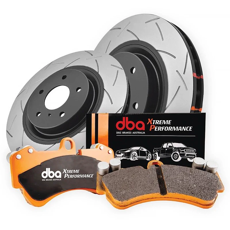DBA - Paar Bremsscheiben + Bremsbelagsatz für Audi RS Q3 2.5 Turbo 400 Hp (F3) - Rear