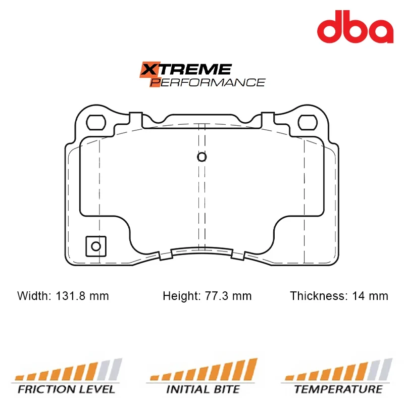 DBA - Paar Bremsscheiben + Bremsbelagsatz für Renault Megane 3 RS (2010-) - Front