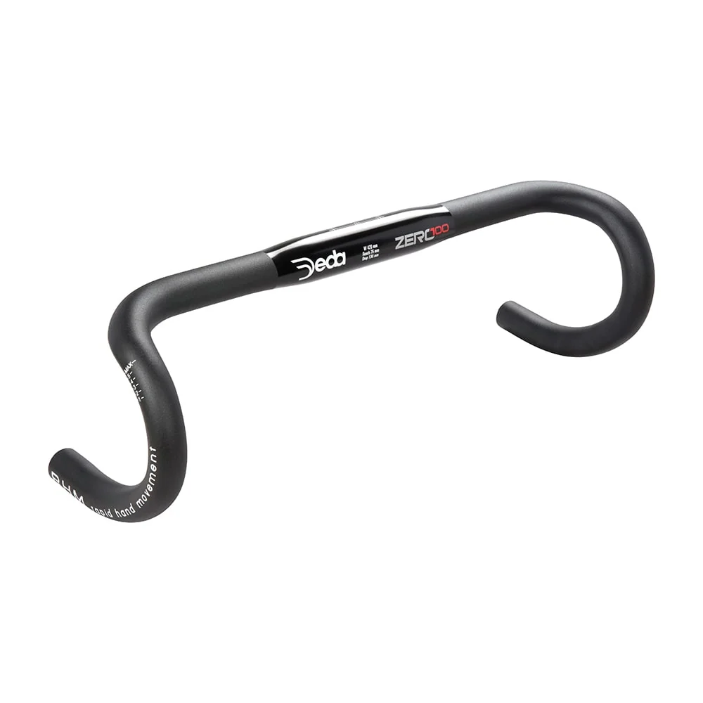 Lenker ZERO100 31,7mm x 440mm RHM aus Aluminium Schwarz DEDA-ELEMENTI