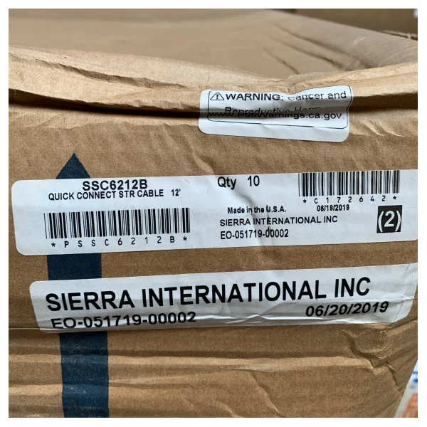 Dometisches Seastarteleflex SSC62 Außenborder -Motorlenkungskabel 12 ft - SSC6212