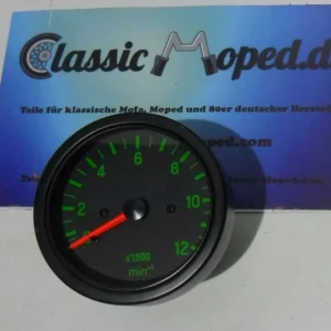 Drehzahlmesser grün Kreidler RS RMC Florett 50 Hercules 12V NEU