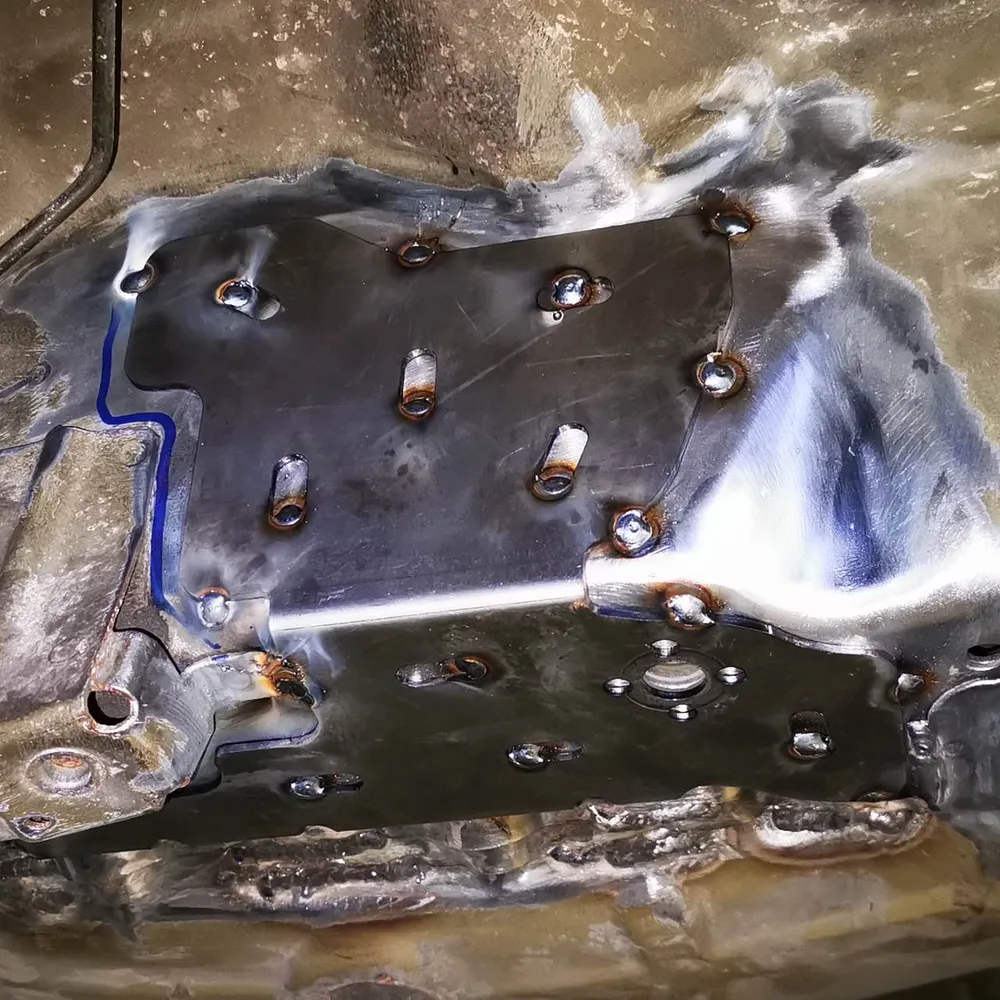 Einschweißbleche Hinterachsreparatur passend für E46 inkl. M3 für starke Risse BMW