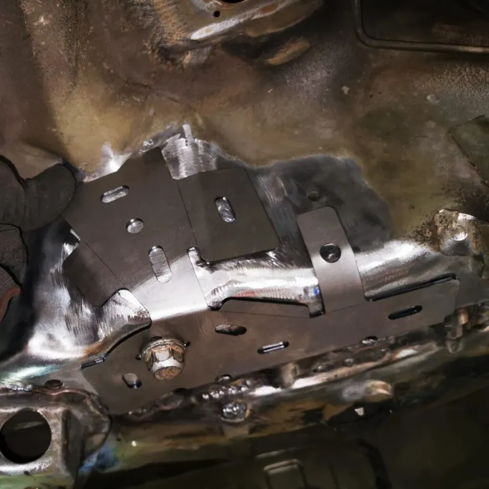 Einschweißbleche Hinterachsreparatur passend für E46 inkl. M3 für starke Risse BMW