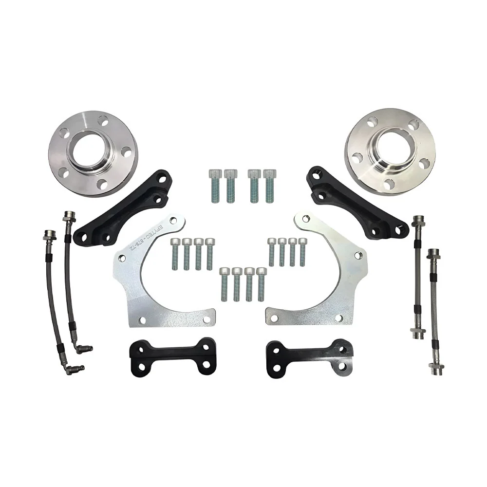 EPYTEC Bremssattel Adapter passend für VW Golf 4 Bora Polo / Audi A3 TT / Skoda / Seat für Porsche Sattel mit 330x22mm Bre...