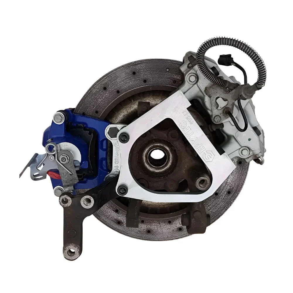 EPYTEC Bremssattel Adapter passend für VW Golf 5 6 Caddy Touran / Audi A3 8P / Seat Leon für Porsche Panamera Sattel mit 3...