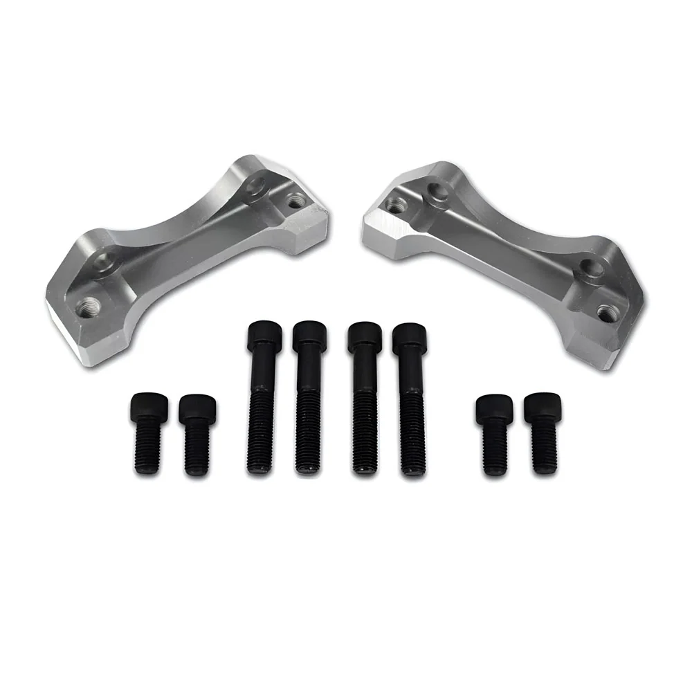 EPYTEC Bremssattel Adapter passend für VW Golf 3 Passat 35i Corrado VR6 für Porsche Sattel mit S3 8L Bremsscheibe Hinterachse