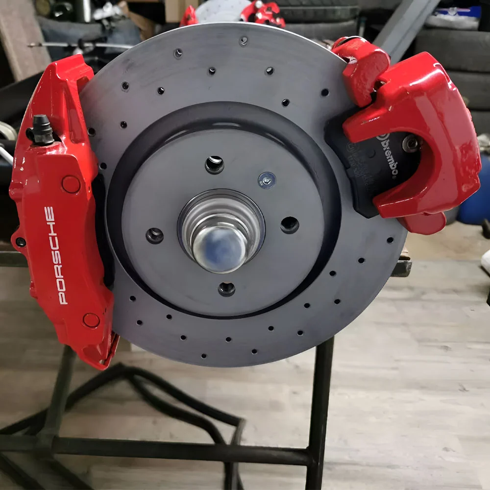 EPYTEC Bremssattel Adapter passend für VW Golf Scirocco Corrado Jetta Polo Vento für Porsche Sattel mit 280mm Bremsscheibe...