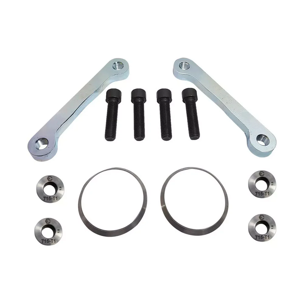 EPYTEC Bremssattel Adapter passend für VW Golf 5 6 Touran Caddy Jetta / Audi A3 TT S3 8P / Seat Leon Altea für Porsche Sat...