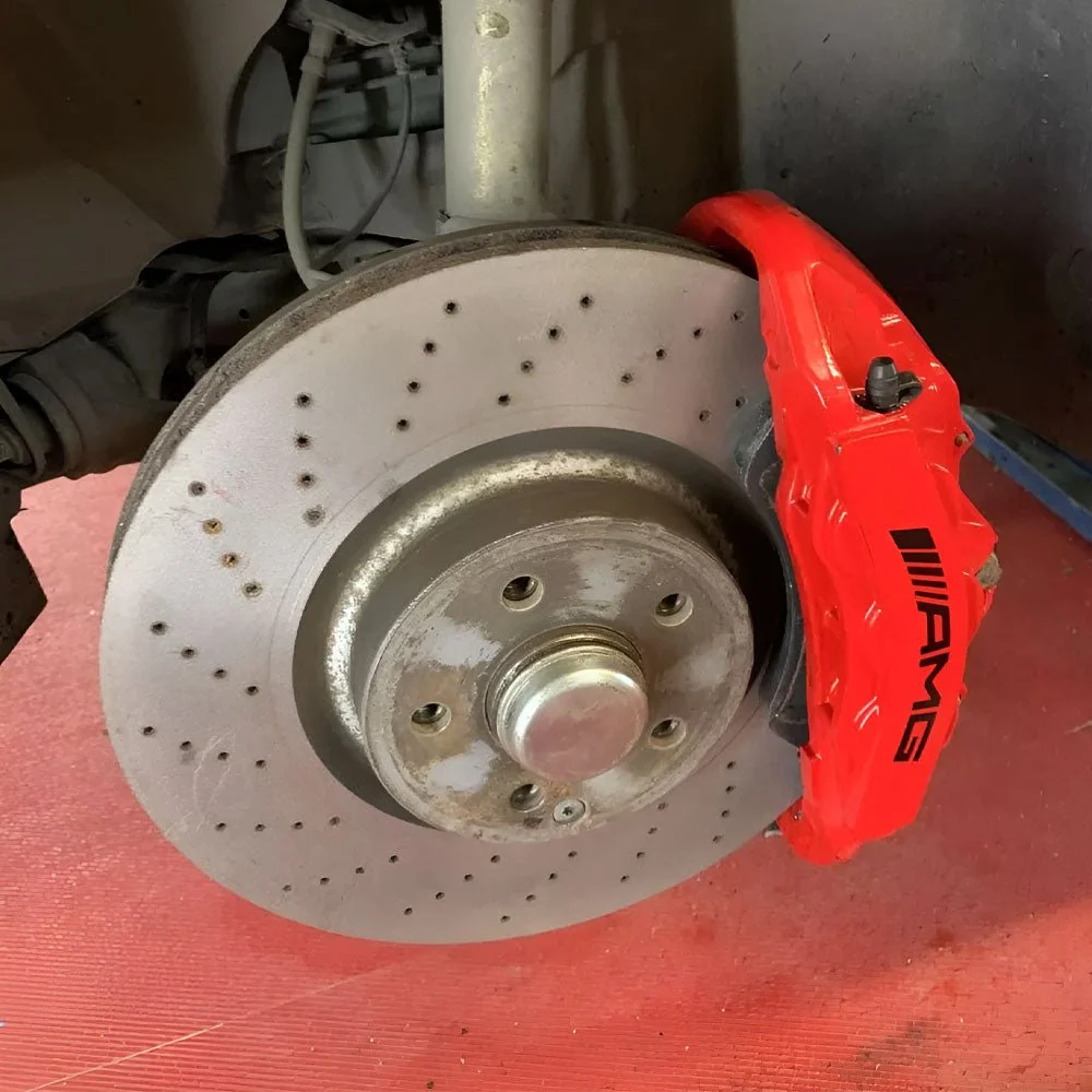EPYTEC Bremssattel Adapter passend für Mercedes Benz W204 C350 für C63 AMG Bremsanlage Vorderachse