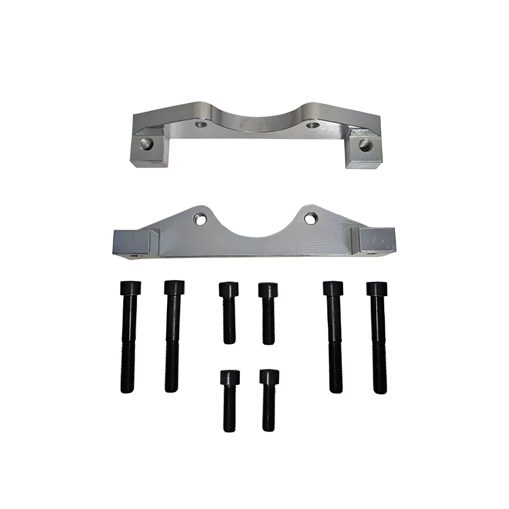 EPYTEC Bremssattel Adapter passend für Nissan S13 S14 S15 R33 R34 Z31 Z32 Z33 für 6-Kolben RS6 Sattel mit 365x34mm Bremssc...