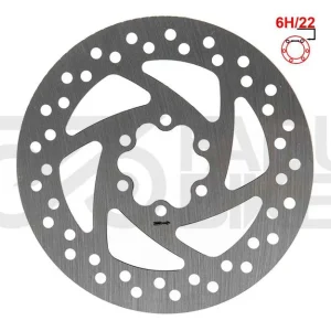 E-Scooter Bremsscheibe 145 mm 6H – Silber