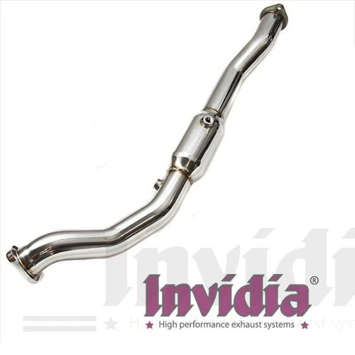 EVO X 3" Downpipe mit Rennkat