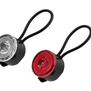 Fahrradlicht LED 2-tlg rund